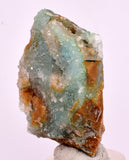 4.6cms DRUZY CHRYSOCOLLA QUARTZ CRYSTAL LILY MINE PERU 2000 YEAR DB283
