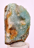 4.6cms DRUZY CHRYSOCOLLA QUARTZ CRYSTAL LILY MINE PERU 2000 YEAR DB283