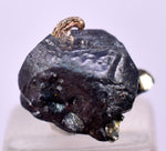 1cms ACANTHITE NATIVE SILVER PYRITE PERU UCHUCCHACUA MINE HB285