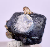 1cms ACANTHITE NATIVE SILVER PYRITE PERU UCHUCCHACUA MINE HB285