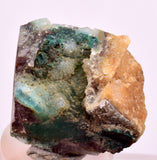 2.8cms DRUZY CHRYSOCOLLA QUARTZ CRYSTAL LILY MINE PERU 2000 YEAR DB288