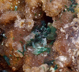 4.9cms DRUZY CHRYSOCOLLA QUARTZ CRYSTAL LILY MINE PERU 2000 YEAR AB311