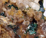 4.9cms DRUZY CHRYSOCOLLA QUARTZ CRYSTAL LILY MINE PERU 2000 YEAR AB311