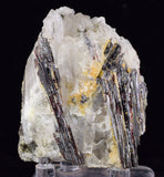 6cms RED HUBNERITE QUARTZ CRYSTALS MINERAL SPECIMEN COLLECTOR PERU MB153