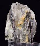 6cms RED HUBNERITE QUARTZ CRYSTALS MINERAL SPECIMEN COLLECTOR PERU MB153