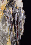 6cms RED HUBNERITE QUARTZ CRYSTALS MINERAL SPECIMEN COLLECTOR PERU MB153