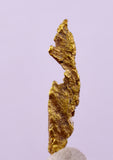 1.7cms UNIQUE NATIVE GOLD U.S.A THUMBNAIL CRYSTAL MINERAL LB219