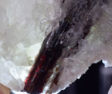 6.2cms RED HUBNERITE QUARTZ CRYSTALS MINERAL SPECIMEN COLLECTOR PERU MB154
