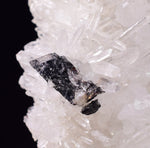 6cms RED HUBNERITE QUARTZ CRYSTALS MINERAL SPECIMEN COLLECTOR PERU MB155