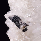 6cms RED HUBNERITE QUARTZ CRYSTALS MINERAL SPECIMEN COLLECTOR PERU MB155