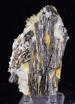 7.8cms RED HUBNERITE QUARTZ PYRITE CRYSTALS MINERAL SPECIMEN COLLECTOR PERU MB157