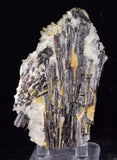 7.8cms RED HUBNERITE QUARTZ PYRITE CRYSTALS MINERAL SPECIMEN COLLECTOR PERU MB157