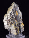7.8cms RED HUBNERITE QUARTZ PYRITE CRYSTALS MINERAL SPECIMEN COLLECTOR PERU MB157