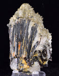 7.8cms RED HUBNERITE QUARTZ PYRITE CRYSTALS MINERAL SPECIMEN COLLECTOR PERU MB157