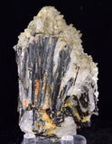 7.8cms RED HUBNERITE QUARTZ PYRITE CRYSTALS MINERAL SPECIMEN COLLECTOR PERU MB157