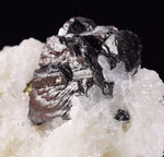 7.4cms RED HUBNERITE QUARTZ PYRITE CRYSTALS MINERAL SPECIMEN COLLECTOR PERU MB159