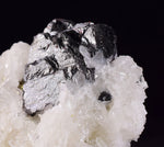 7.4cms RED HUBNERITE QUARTZ PYRITE CRYSTALS MINERAL SPECIMEN COLLECTOR PERU MB159
