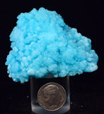 5.8cms NATURAL SKY BLUE SALAMMONIAC ? AMMINEITE ? CHILE CRYSTALS MINERAL UB362