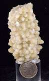 5.3cms CALCITE DRUZY CRYSTALS FLOATER PERU SHINY MINERAL SPECIMEN GB74
