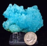 5.2cms NATURAL SKY BLUE SALAMMONIAC ? AMMINEITE ? CHILE CRYSTALS MINERAL UB363
