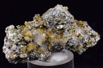 5.5cms PYRITE CUBIC FLUORITE QUARTZ PERU SHINY CRYSTALS MINERAL COLLECTOR MB161