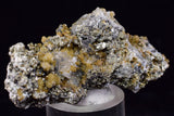 5.5cms PYRITE CUBIC FLUORITE QUARTZ PERU SHINY CRYSTALS MINERAL COLLECTOR MB161
