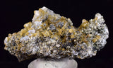 5.5cms PYRITE CUBIC FLUORITE QUARTZ PERU SHINY CRYSTALS MINERAL COLLECTOR MB161