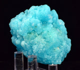 5.5cms NATURAL SKY BLUE SALAMMONIAC ? AMMINEITE ? CHILE CRYSTALS MINERAL UB364