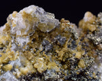 5.5cms PYRITE CUBIC FLUORITE QUARTZ PERU SHINY CRYSTALS MINERAL COLLECTOR MB161