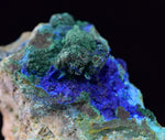 4cms AZURITE MALCHITE CRYSTALS PERU MINERAL SPECIMEN CUSCO UB286