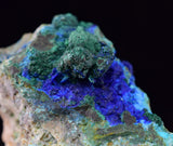 4cms AZURITE MALCHITE CRYSTALS PERU MINERAL SPECIMEN CUSCO UB286