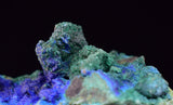 4cms AZURITE MALCHITE CRYSTALS PERU MINERAL SPECIMEN CUSCO UB286