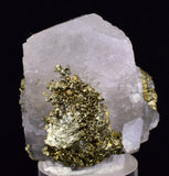 3.4 cms CALCITE PYRITE PERU HUANZALA MINERAL SPECIMEN AB252