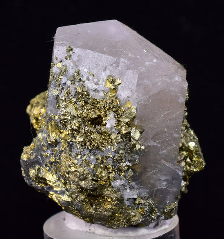 3.4 cms CALCITE PYRITE PERU HUANZALA MINERAL SPECIMEN AB252