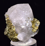 3.4 cms CALCITE PYRITE PERU HUANZALA MINERAL SPECIMEN AB252