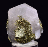 3.4 cms CALCITE PYRITE PERU HUANZALA MINERAL SPECIMEN AB252