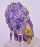 7.5cms COQUIMBITE COPIATITE CRYSTALS PERU MINERAL SPECIMEN UB367