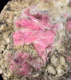 130Grams PINK RHODONITE ROUGH Peru Bright Mineral Specimen RB675