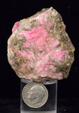 130Grams PINK RHODONITE ROUGH Peru Bright Mineral Specimen RB675