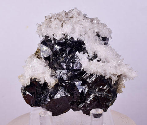 6.6cms SPHALERITE PYRITE QUARTZ CRYSTALS MINERAL SPECIMEN PERU MB160
