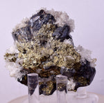 6.6cms SPHALERITE PYRITE QUARTZ CRYSTALS MINERAL SPECIMEN PERU MB160