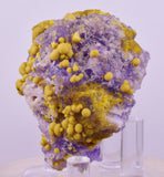 4.7cms COQUIMBITE COPIATITE CRYSTALS PERU MINERAL SPECIMEN UB369