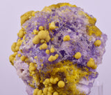 4.7cms COQUIMBITE COPIATITE CRYSTALS PERU MINERAL SPECIMEN UB369