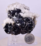 6.6cms SPHALERITE PYRITE QUARTZ CRYSTALS MINERAL SPECIMEN PERU MB160