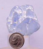 120CARATS BLUE DUMORTIERITE IN QUARTZ ACICULAR PENDANT SPECIMEN UB285