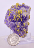 5cms COQUIMBITE COPIATITE CRYSTALS PERU MINERAL SPECIMEN UB370