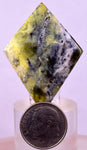4.1cms SERPENTINE CABOCHON PERU MINERAL SPECIMEN JEWELRY PENDAT BB413