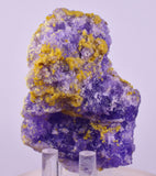 7cms COQUIMBITE COPIATITE CRYSTALS PERU MINERAL SPECIMEN UB371