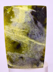 3.8cms SERPENTINE CABOCHON PERU MINERAL SPECIMEN JEWELRY PENDAT BB414