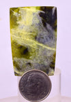 3.8cms SERPENTINE CABOCHON PERU MINERAL SPECIMEN JEWELRY PENDAT BB414